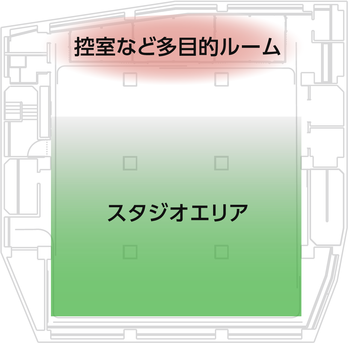 利便性が高いxRスタジオ