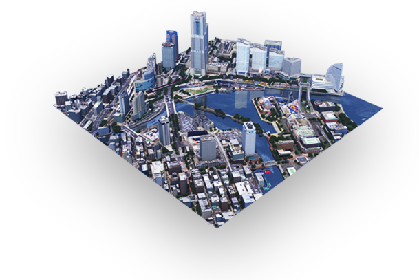 REAL 3DMAP YOKOHAMA 横浜3次元都市データ  キャドセンター