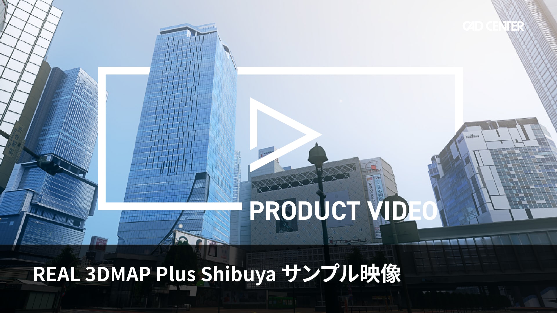 REAL 3DMAP Plus Shibuya サンプル映像