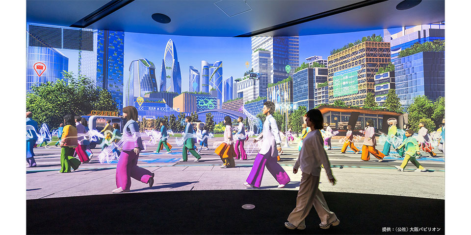EXPO 2025 大阪・関西万博「大阪ヘルスケアパビリオン」— 2050年の大阪を描く3DCG都市空間