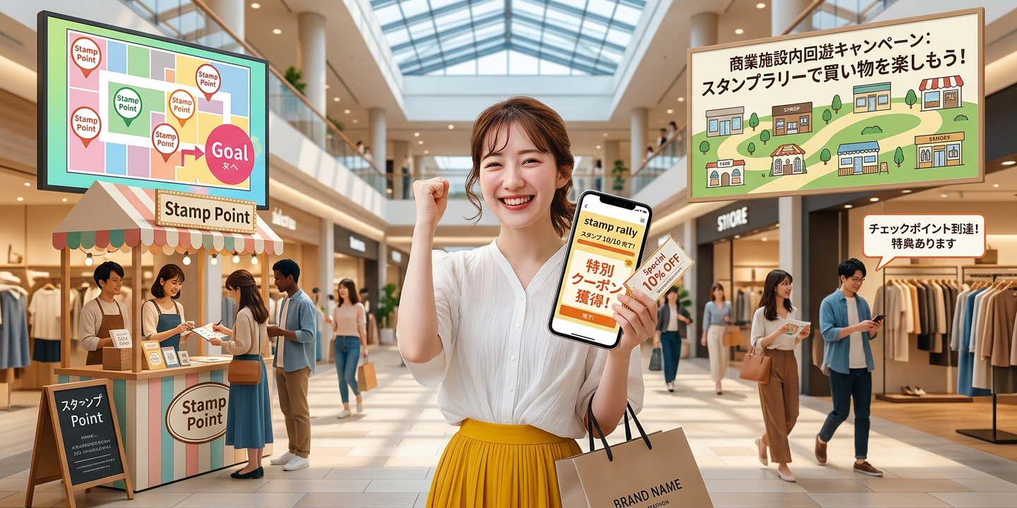【商業施設】買い物を楽しむ回遊率アップ施策の事例