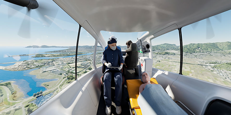 延岡市防災イベント　空飛ぶクルマVR映像