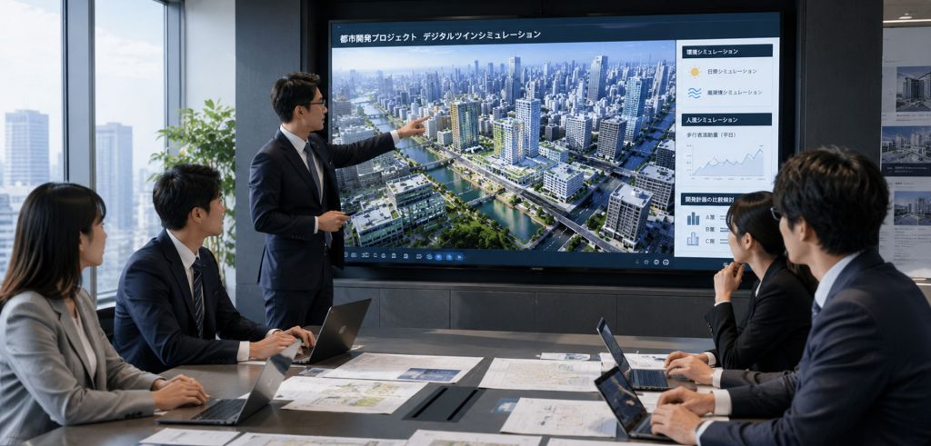 digitaltwin_3d_3 | 株式会社キャドセンター デジタルツインの利用イメージ