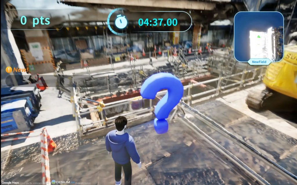 TRANCITY ARCADE_工事現場の3Dモデルを活用したフィールド | 株式会社キャドセンター TRANCITY ARCADE_工事現場の3Dモデルを活用したフィールド