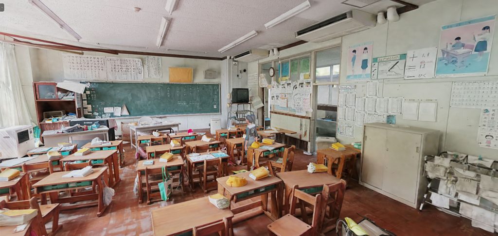大熊町デジタルアーカイブ 熊町小学校_1年2組メタバース空間 | 株式会社キャドセンター 大熊町デジタルアーカイブ 熊町小学校_1年2組メタバース空間