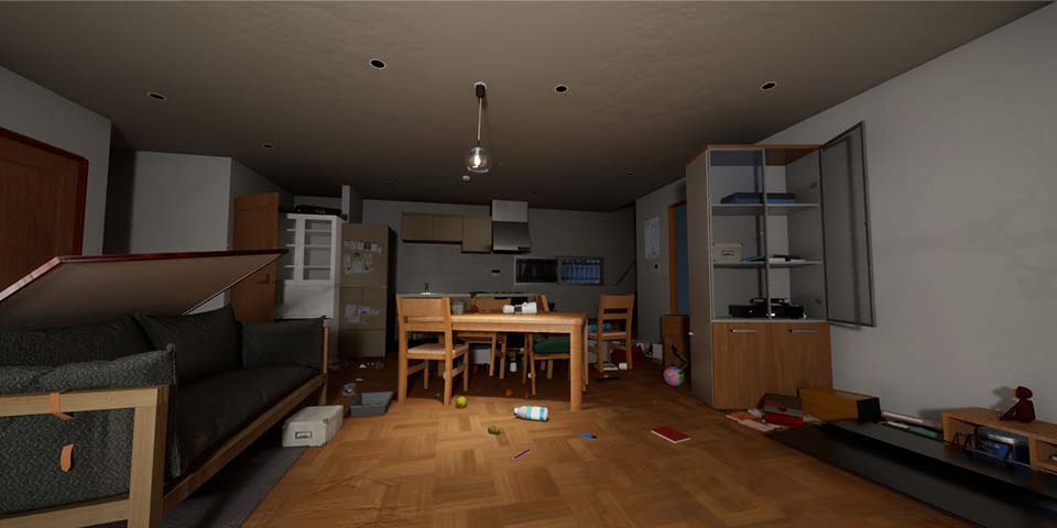 #UnrealEngine 地震シミュレーションで活用『Physics Constraint』で色々な表現
